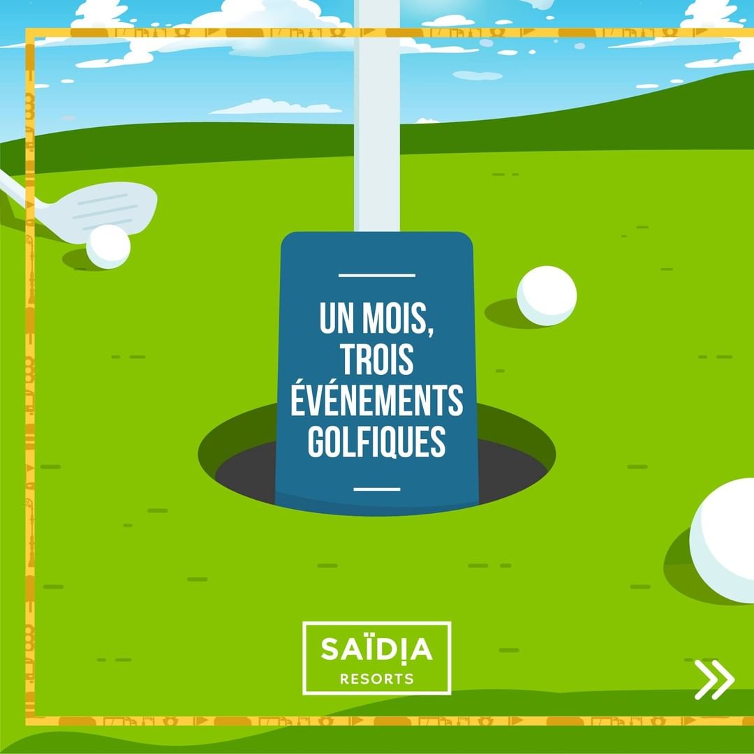 Un mois, trois événements golfiques à Saïdia Ressorts